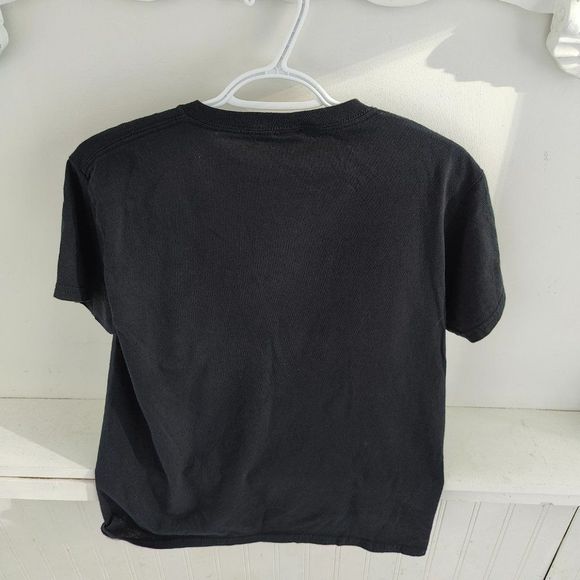 Youth Gaming "Control Freak" Printed T Black w/ Off-white Graphic, Size Youth Lr - Picture 6 of 6